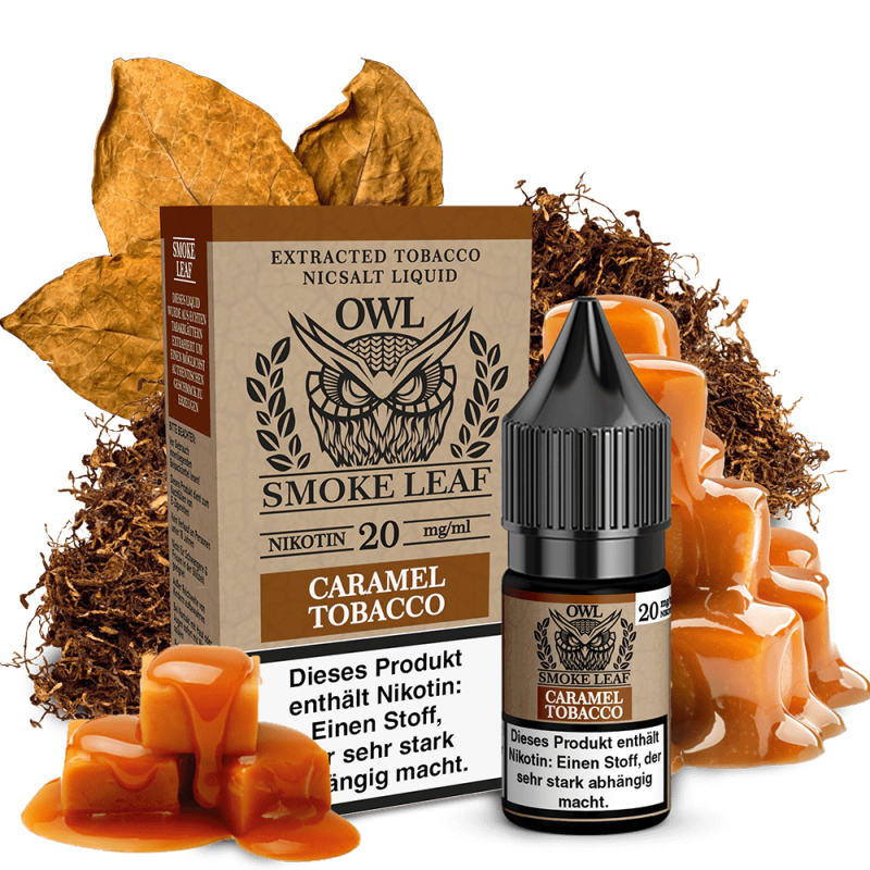 Liquid Caramel Tobacco - OWL Smoke Leaf Nikotinsalz