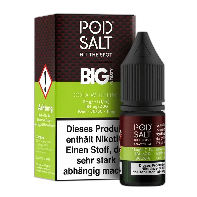 Liquid Cola with Lime - Pod Salt Fusion Nikotinsalz 11mg