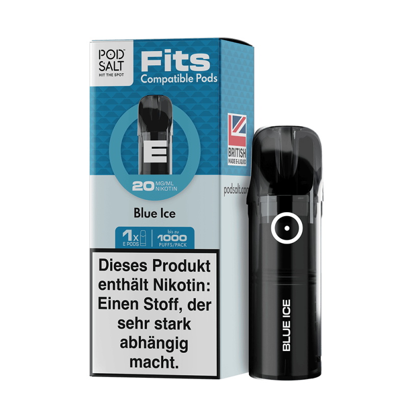 Pod Salt Fits Pods Einweg Pod - Blue Ice - 20mg Nikotinsalz 2ml