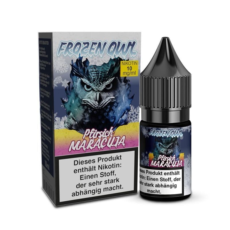 Liquid Pfirsich Maracuja - Frozen OWL Nikotinsalz 10mg
