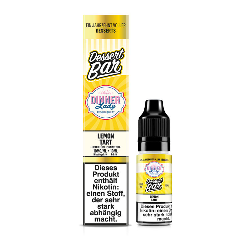 Dinner Lady Nikotinsalz Lemon Tart 50/50 10ml Liquid 10mg