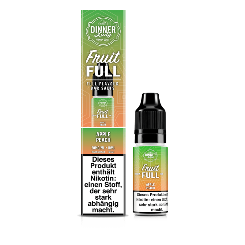 Liquid Apple Peach - Dinner Lady Fruit Full Nikotinsalz 20mg
