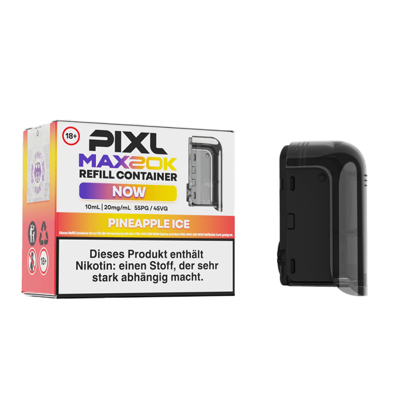 PIXL MAX 20K Pineapple Ice Liquid-Pod 10 ml - 20 mg Nikotinsalz