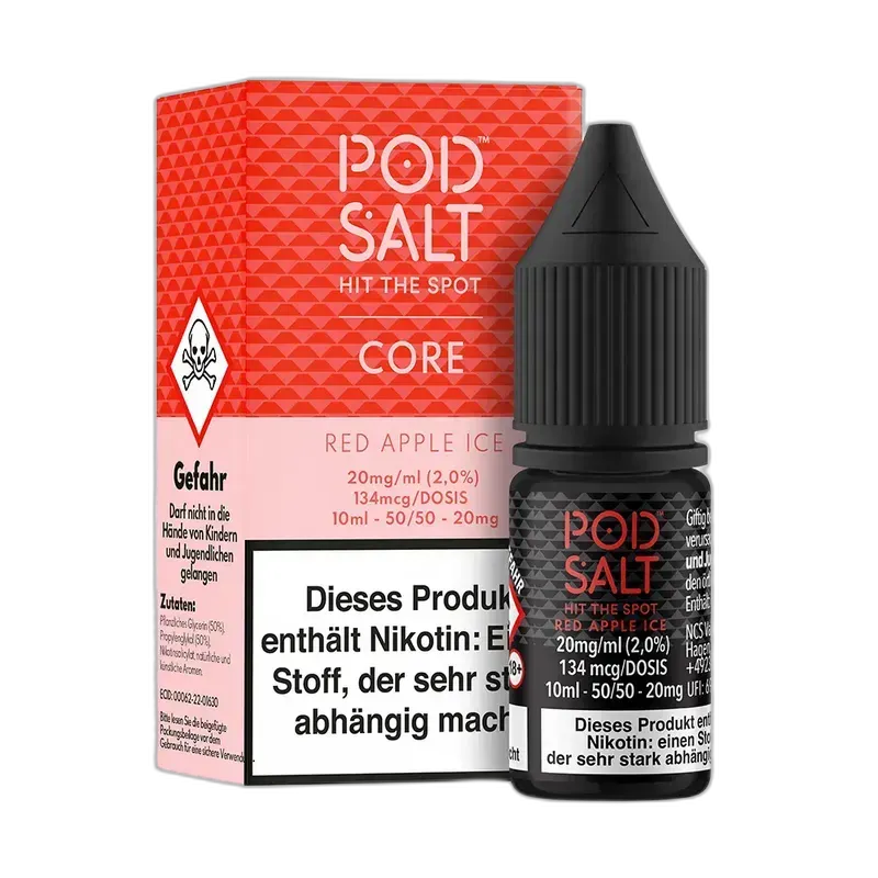 Liquid Red Apple Ice - Pod Salt Core Nikotinsalz 20mg