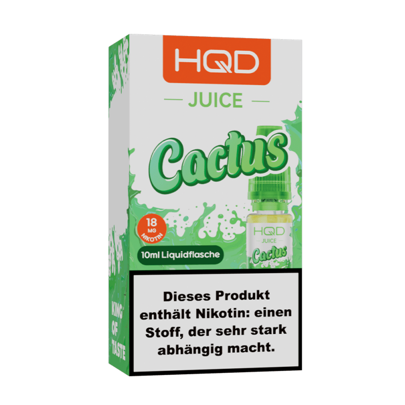 HQD Juice Nikotinsalz - Cactus - 10ml Liquid 18mg