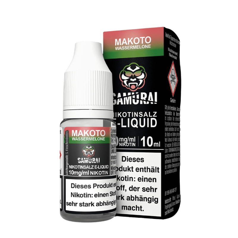 Liquid Makoto Wassermelone - Samurai Nikotinsalz 10mg