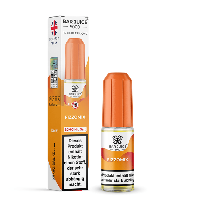 Bar Juice 5000 Nikotinsalz - FizzoMix - Liquid 20mg 10ml