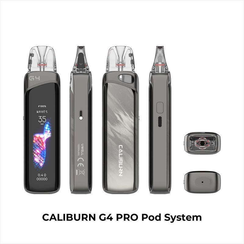 Uwell Caliburn G4 Pro Kit Iron Gray