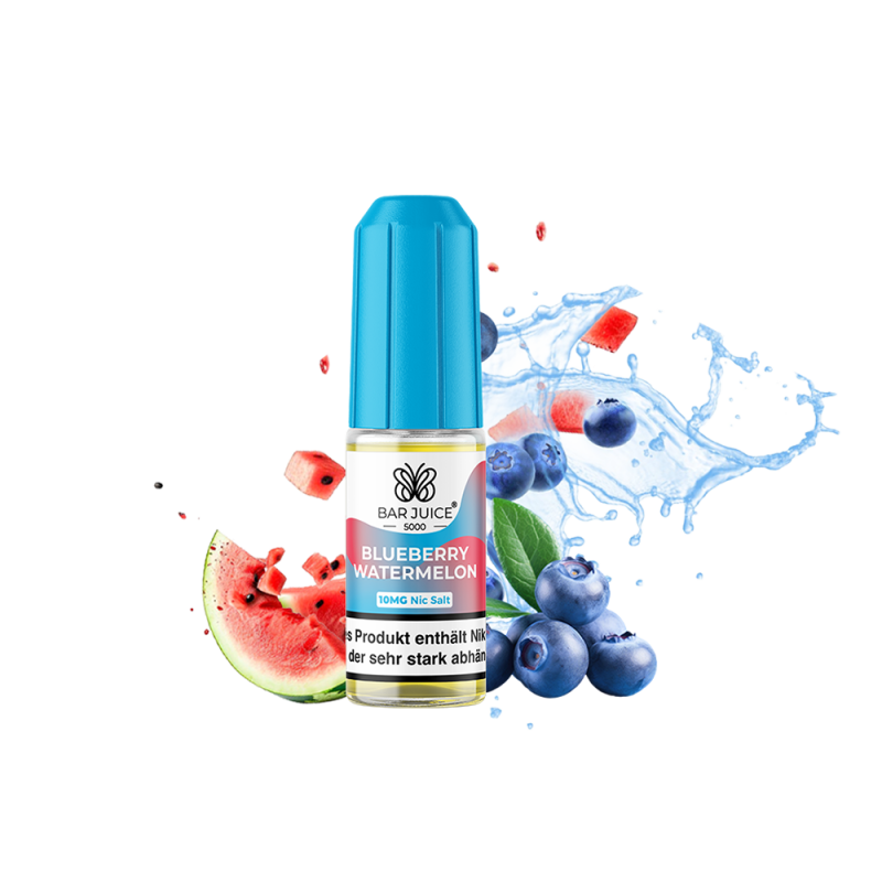 Bar Juice 5000 Nikotinsalz - Blueberry Watermelon - Liquid 10mg 10ml  C