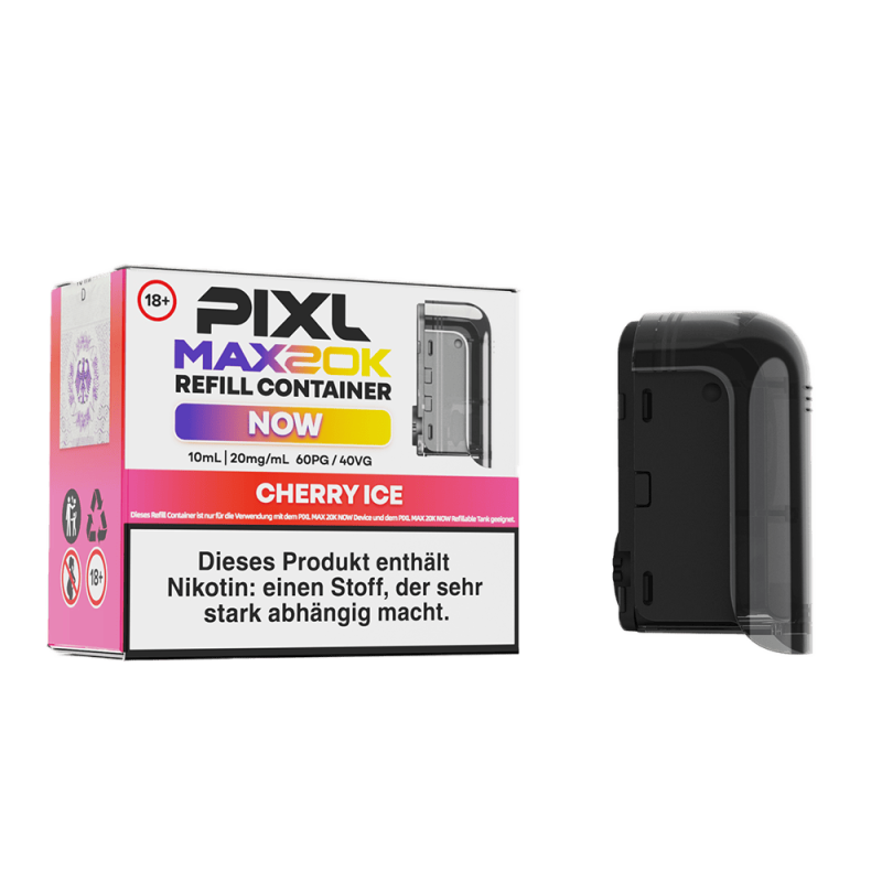 PIXL MAX 20K Cherry Ice Liquid-Pod 10 ml - 20 mg Nikotinsalz