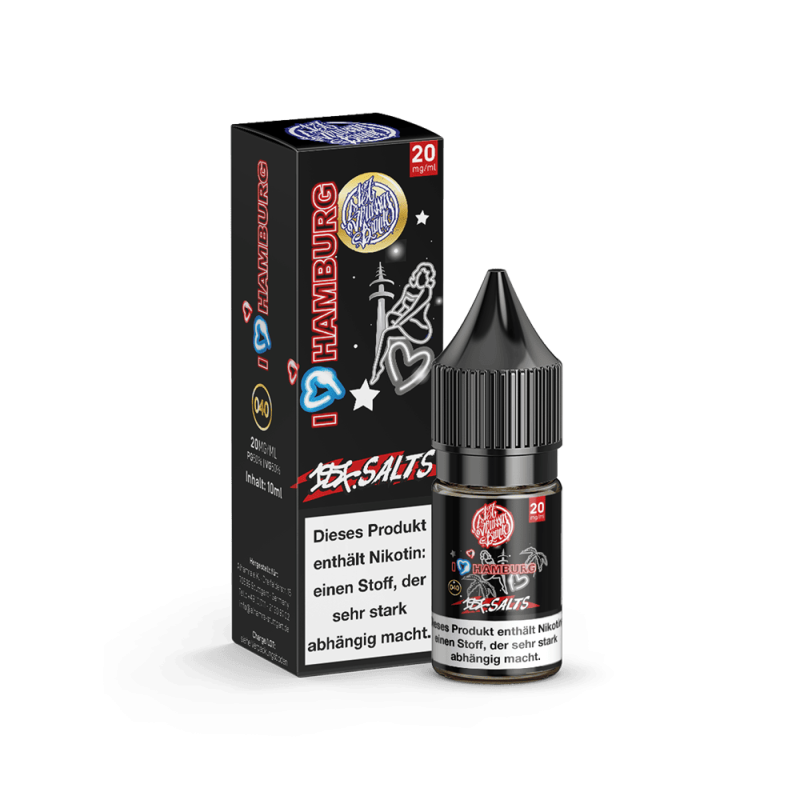 187 Strassenbande Nikotinsalz - I Love Hamburg - 10ml Liquid 20mg  C